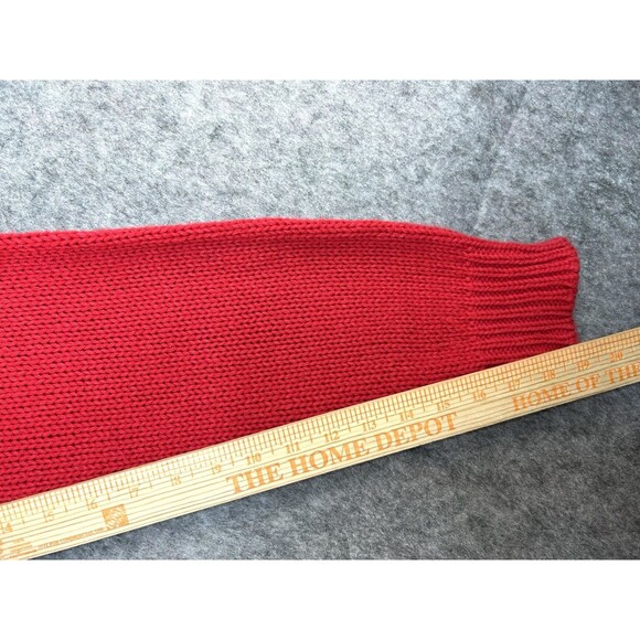 VTG Cheval Women’s Red Granny Cardigan Bunny Rabbit Grandma Easter Sweater Sz M - Picture 8 of 9